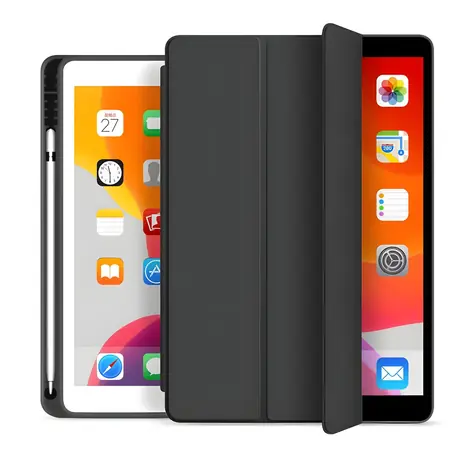 eSTUFF SEATTLE černá / Pouzdro pro Apple iPad Mini 7/6 / slot na Apple Pencil / PU kůže / Folio