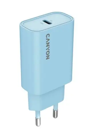 Canyon OnCharge 30CL modrá / Nabíječka / 30W PD / 1x USB-C