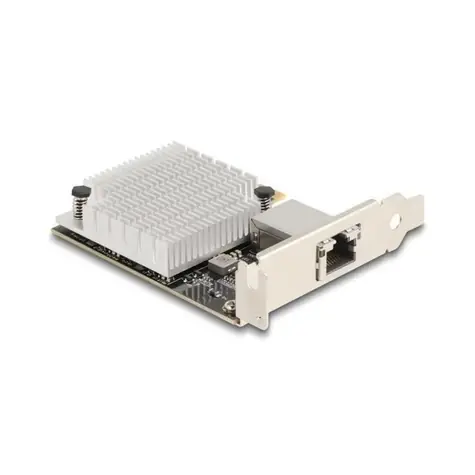 DeLock PCIe x4 10 Gigabit LAN / Síťová karta / 1x RJ-45 / Aquantia AQC107S / Low Profile