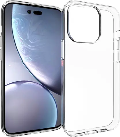 eSTUFF INFINITE VIENNA iPhone 14 Pro průhledná / Ochranný kryt / Recyklovaný TPU (GRS)