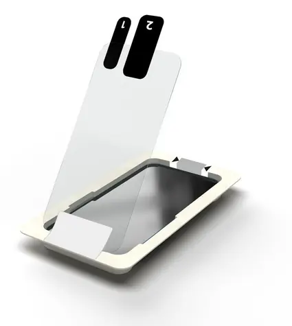eSTUFF Ochranné sklo pro Apple iPhone 14 Plus/13 Pro Max / Temperované sklo / Plně nalepovací