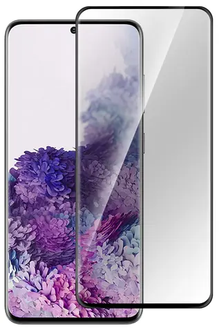 eSTUFF Titan Shield pro Samsung Galaxy S20/S20 5G / Ochrana displeje / Tvrzené sklo / 9H / Full frame