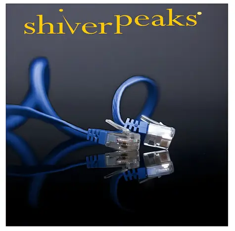 Shiverpeaks Patch kabel plochý modrá / Patch kabel / Cat6 U/UTP / 0,25 m / RJ-45