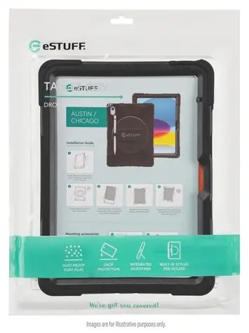 eSTUFF Galaxy Tab A9 Chicago černá / Pouzdro / pro Samsung Galaxy Tab A9 / polykarbonát