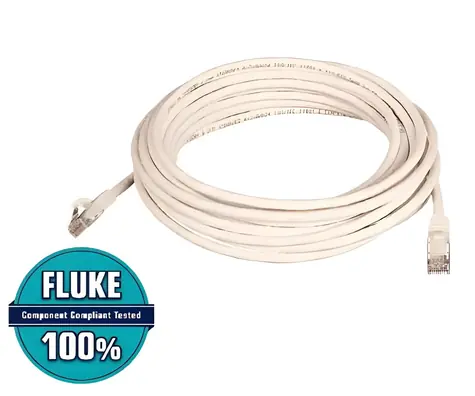 Lanview Cat6 U/UTP bílá / Síťový kabel / RJ-45 / 10 m / LSZH
