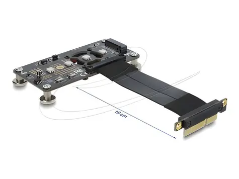 Delock Adaptér PCI Express 3.0 x4 - M.2 Key M / Adaptér / s ventilátorem / kabel 10 cm