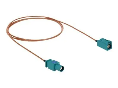 Delock FAKRA Z - FAKRA Z 1 m / Anténní kabel / RG-316 / 2,4 GHz / 50 Ohm / béžová