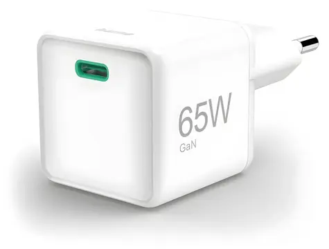 Hama SuperMini GaN 65W bílá / Nabíječka / USB-C / PD / QC / 65 W