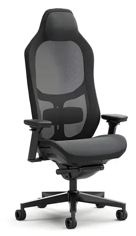 Fractal Design Refine 2 Hybrid Dark / Herní židle / nosnost 135 kg / náklon 125°