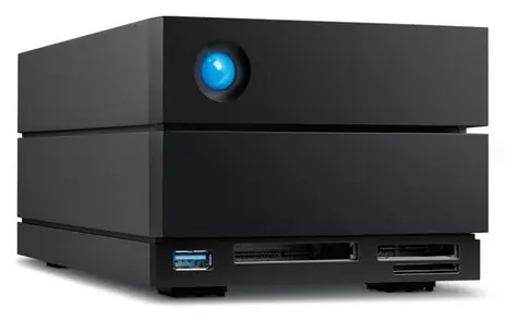 LaCie 2big Dock 16TB černá / Dokovací stanice s HDD / 3,5