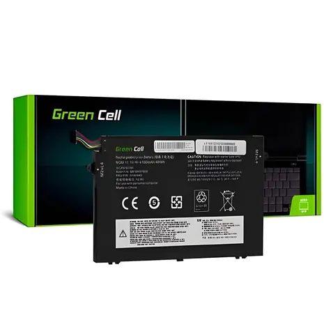 Green Cell L17C3P51 / Baterie / Lenovo ThinkPad E480, E485, E490, E495, E580, E585, E590, E595 / 11,1V / 4100mAh