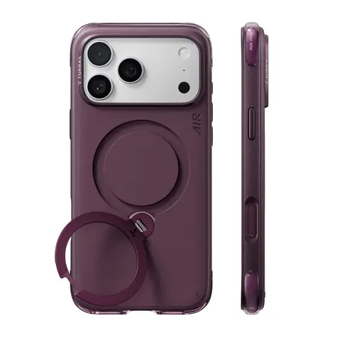 Torras Q3 Air Essential fialová / Ochranný kryt / Apple iPhone 18 Pro Max / MagSafe / Stojánek