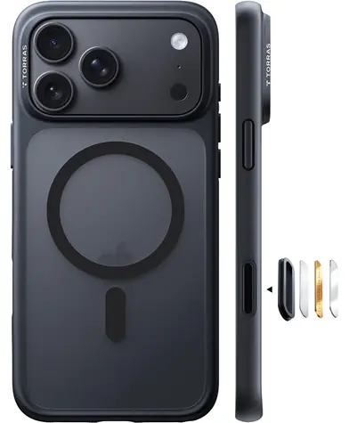 Torras Guardian Magnetic černá / Ochranný kryt / Apple iPhone 18 Pro Max / MagSafe