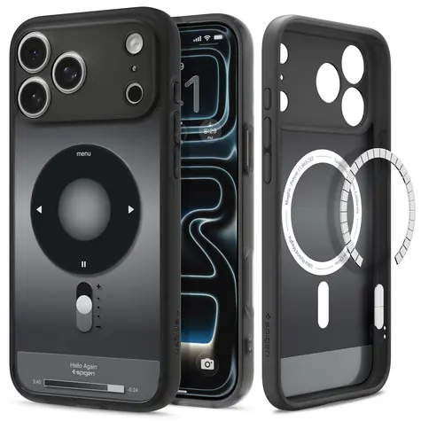 Spigen Ultra Hybrid MagSafe Classic černá / Ochranný kryt / Apple iPhone 18 Pro/17 Pro / MagSafe