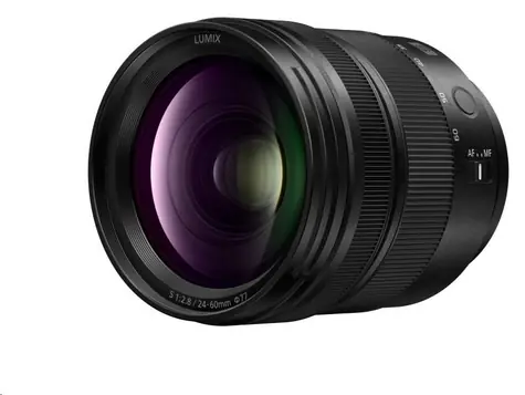 Panasonic LUMIX S 24-60mm F2.8 / Objektiv / Ohnisko 24-60 mm / Světelnost F2,8 / Odolný vůči prachu a vodě