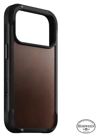 Nomad Rugged Leather Case rustic brown (Horween) / Pouzdro / Apple iPhone 17/18 Pro