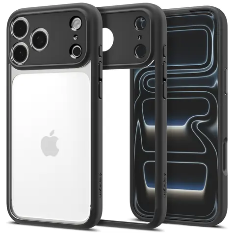 Spigen Ultra Hybrid matně černá / Ochranný kryt / Apple iPhone 17 Pro Max, 18 Pro Max / TPU + PC