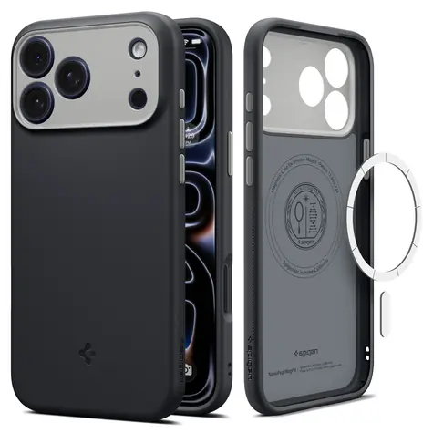 Spigen Nano Pop MagSafe black sesame / Zadní kryt / Apple iPhone 18 Pro Max/17 Pro Max / MagSafe