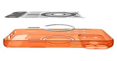Spigen C-One Ultra Hybrid MagSafe Tangerine / Ochranný kryt / Apple iPhone 17 Pro Max / MagSafe