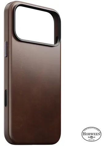 Nomad Traditional Leather Case rustic brown (Horween) / Pouzdro / Apple iPhone 18 Pro Max, 17 Pro Max / kůže Horween