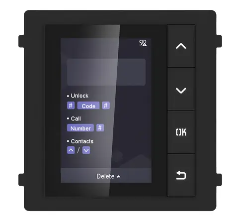 Hikvision DS-KD-DIS / Modul displeje / Pro interkom