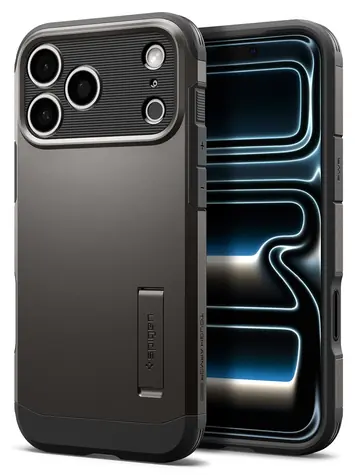 Spigen Tough Armor T MagSafe gunmetal pro iPhone 17 Pro / Ochranný kryt / MagSafe / XRD pěna