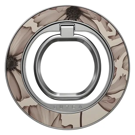 Burga Magnetic Ring Holder stříbrná, Barely Yours / Prstenový držák telefonu / Magnetické uchycení