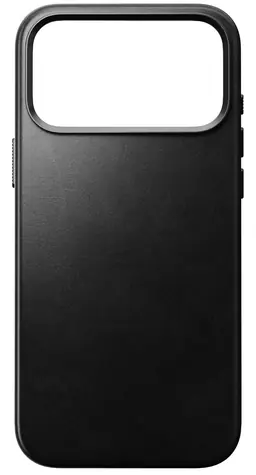 Nomad Traditional Leather Case černá (Horween) / Pouzdro pro Apple iPhone 17 Pro Max a 18 Pro Max / kožené / MagSafe