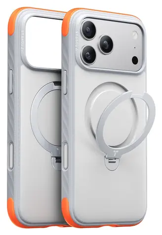 Torras Ostand Q3 Rugg bílá / Ochranný kryt / Apple iPhone 18 Pro Max / MagSafe / stojánek 360°