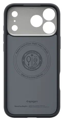 Spigen Nano Pop MagSafe black sesame / Zadní kryt / Apple iPhone 18 Pro, iPhone 17 Pro / MagSafe