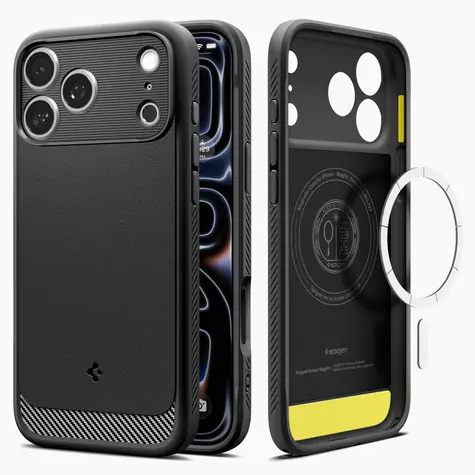 Spigen Rugged Armor MagSafe černá / Ochranný kryt / Apple iPhone 18 Pro Max/17 Pro Max / MagSafe