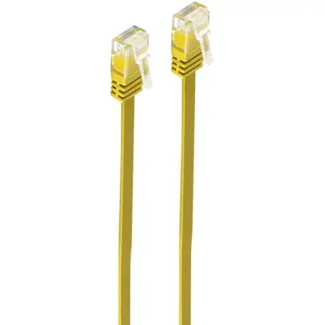 Shiverpeaks Cat6 U/UTP slim žlutá 1 m / Patch kabel / RJ-45 / pozlacené kontakty