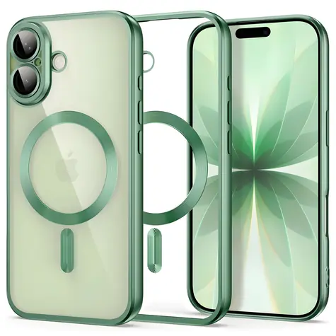 Tech-Protect MagFlex matná zelená / Kryt / Apple iPhone 17 / MagSafe