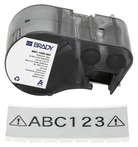 Brady etikety pro tiskárny M510/BMP51/BMP53/M511 / Etikety / Samolepicí / Do tiskárny štítků