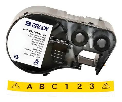 Brady Páska pro tiskárny M410, BMP41, M510, BMP51, BMP53, M511 / Páska do tiskárny štítků / Vinyl / Šířka 1,27 cm