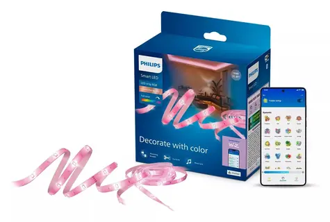 Philips WiZ Smart LED pásek RGB 10 m Type-C bílá / LED pásek / RGB / Wi-Fi, Bluetooth / 10 m