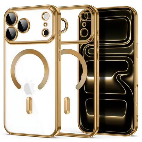Tech-Protect MagFlex zlatá / Kryt / Apple iPhone 18 Pro Max, 17 Pro Max / MagSafe