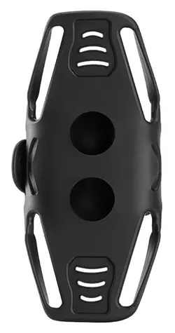 Rockbros LF24166 černá / Silikonový držák telefonu na kolo / pro telefony 4-7 palců