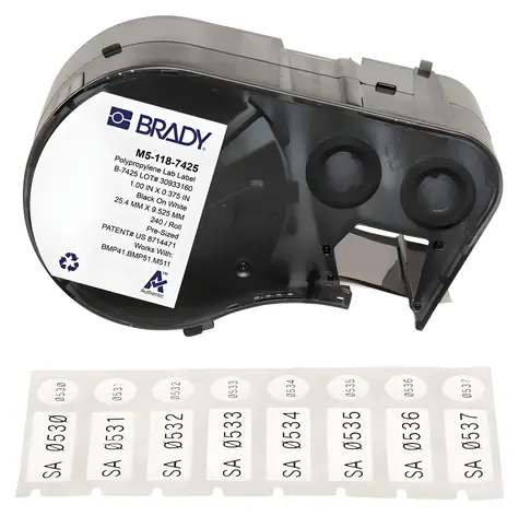 Brady Etikety pro M510/BMP51/BMP53/M511 (M5-118-7425) / Etikety / Samolepicí