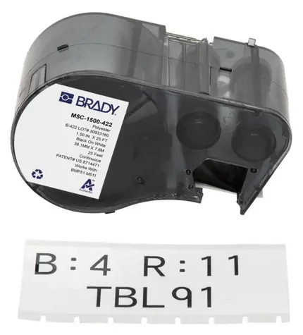 Brady polyesterové panelové etikety pro M510/BMP51/BMP53/M511 / Etikety / Samolepicí / Polyester / Kontinuální