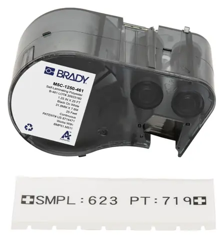 Brady etikety pro tiskárny M510/BMP51/BMP53/M511 / Etikety / Samolepicí