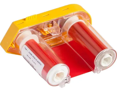 Brady R4400 červená páska pro M611, BMP61 / Páska do tiskárny štítků / 50,8 mm / 22,86 m
