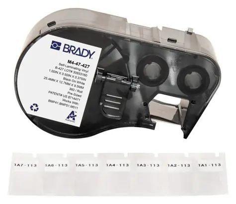 Brady Samolaminující vinylové štítky / Štítky do tiskárny / Vinyl / 25,4 x 12,7 mm / 360 ks