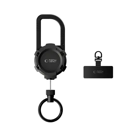 Tech-Protect ATH03 UrbanLoop černá / Šňůrka na krk