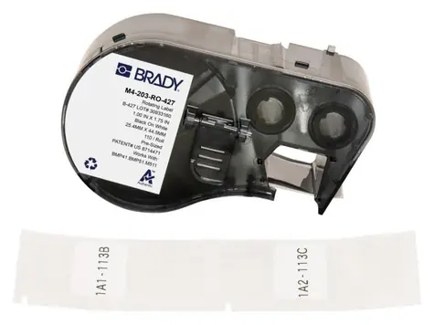 Brady samolaminovací otočné vinylové štítky / Štítky do tiskárny / pro M410, BMP41, M510, BMP51, BMP53 a M511