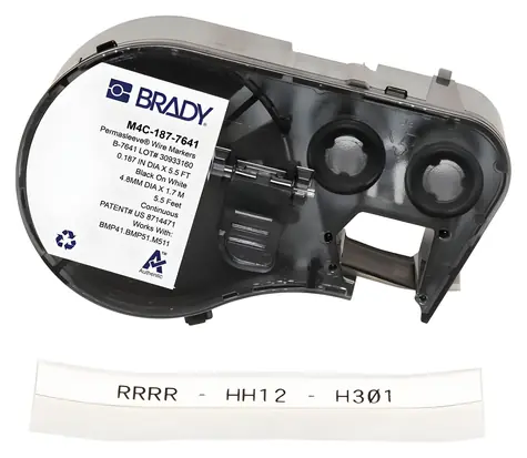 Brady PermaSleeve / Značicí bužírky na vodiče / Nízkodýmové / Bez halogenu / pro M410, BMP41, M510, BMP51, BMP53, M511