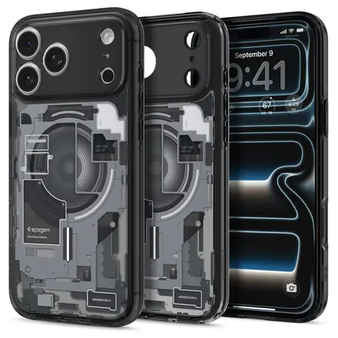 Spigen Ultra Hybrid MagSafe Zero One černá / Kryt / Apple iPhone 18 Pro Max/17 Pro Max / MagSafe