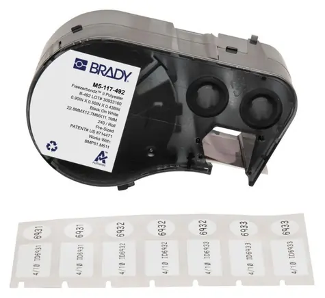 Brady FreezerBondz (M5-117-492) / Etikety / Samolepicí / Pro M510, BMP51, BMP53, M511