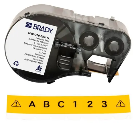 Brady Etikety pro M410/BMP41/M510/BMP51/BMP53/M511 (M4C-750-584-YL) / Etikety / Samolepicí
