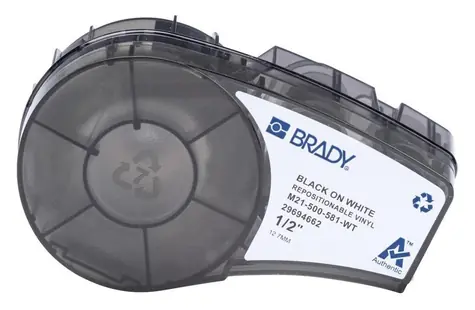 Brady Vinylové štítky pro M210/M211 / Štítky do tiskárny / vinylové / bílé / lesklé